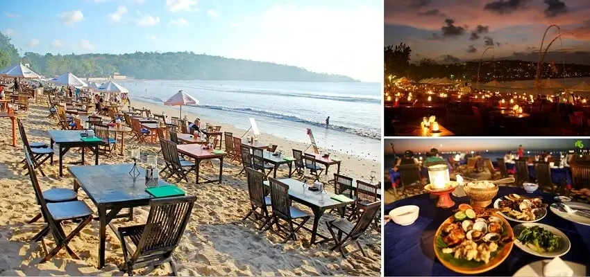 Jimbaran Beach Bali, Jimbaran Bay Fresh Seafood Restaurant, Bali Tourist Attractions, Bali Green Tour