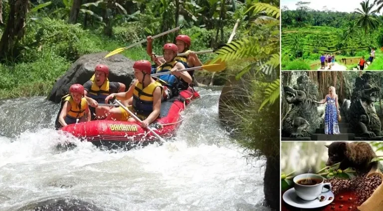Bali Rafting and Ubud Tour, Ayung Rafting Ubud Tour, Bali Combination Tour Packages
