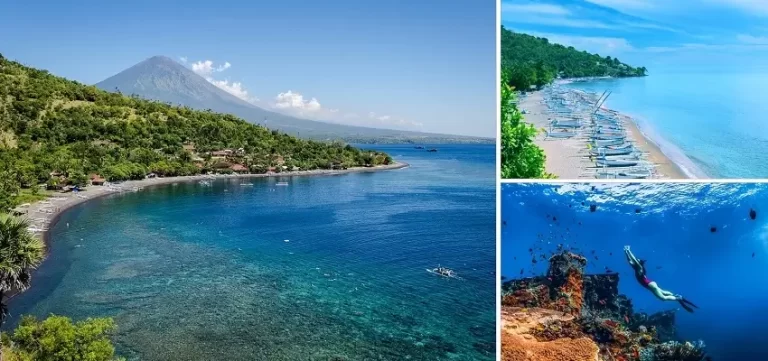 Amed Beach Bali, Popular For Snorkeling Diving Activity, Bali Tourist Attractions, Bali Green Tour